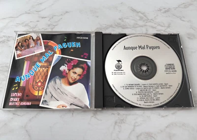 Aunque Mal Paguen CD ORIGINAL 1995 Fonovisa Lucero, Sparx, Beatriz Adriana RARO! Foto 1 de 4