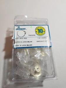 Amerock Allison helle Messingknöpfe - 10er Pack - 1-1/4" Durchmesser - TN255PB - Bild 1 von 6