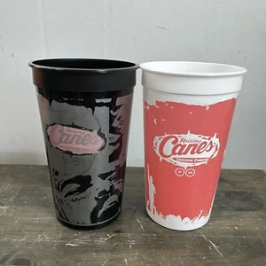 Post Malone Raising Cane’s Two Collectors Cups Set Weeks 2 & 3 Black White - Picture 1 of 14