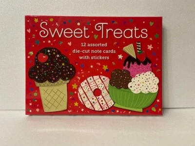 Papyrus Valetine's Day Assorted die-cut Note Cards | Sweet Treats - Image 1 of 2