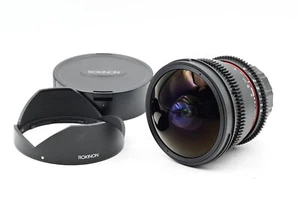 Lente Rokinon enfoque manual 8 mm T3.8 UMC ojo de pez CS II ASPH Nikon montaje F #081 - Imagen 1 de 7