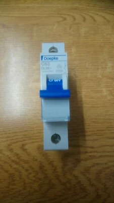 DOEPKE DLS6i C63 TYPE C 63AMP SINGLE POLE MCB MINATURE CIRCUIT BREAKER TRIP
