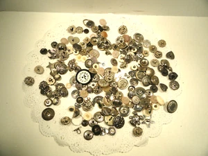 Vintage Lot of Mixed Plastic Buttons - Picture 1 of 4