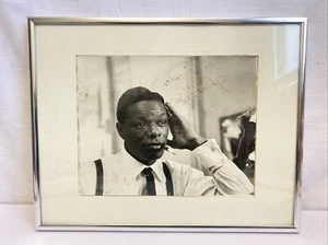 Espositore con cornice firmato/autografato Nat King Cole - Foto 1 di 7
