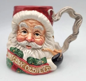 Fitz & Floyd Jolly Old Elf Christmas Mug Cup Santa Vintage - Picture 1 of 4