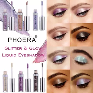 PHOERA Eyeshadow Glitter Glow Liquid Metallic Eye Shadow Magnificent Metals - Picture 1 of 31