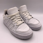 Men's White on White Adidas Entrap Basketball Shoes Size 8