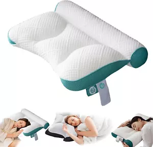 Hicaly Ergonomic Pillow, Deep Sleep Comfort Side Sleeper Enhanc Cervical Support - Picture 1 of 13