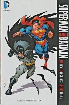 SUPERMAN BATMAN VOLUME 1  $19.99 TPB   1st PRINT  MICHAEL TURNER DC  2014 NICE!! - Image 1 of 2
