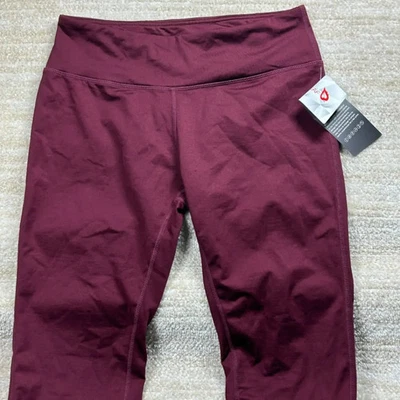 Baleaf Women's Leggings Size L Maroon Fabric Blended Polyester Spandex - Image 1 of 4