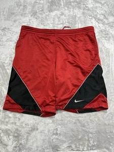 Nike Air Force Basketball Shorts Herren Gr. Large rot schwarz Oversized mit Taschen - Bild 1 von 12