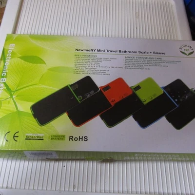 NewlineNY Mini Travel Bathroom Scale Black  NEW IN BOX - Image 1 of 2