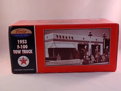 1953 Ford F-100 Tow Truck Red 2000 Hasbro Tonka Collector Series Texaco LE 1:24 - Image 1 of 4
