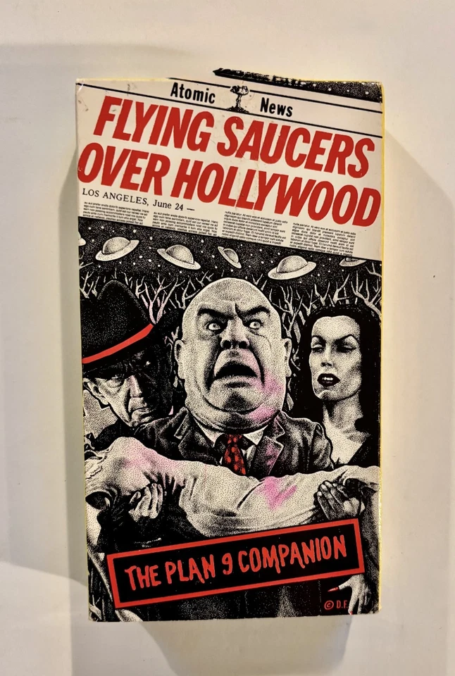 Flying Saucers Over Hollywood VHS, Plan 9 Companion, Rare, Horror, Ed Wood - Image 1 of 4
