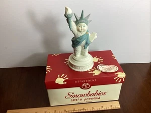 Snowbabies Let’s Pretend Little Liberty Figure Dept 56 - Picture 1 of 11