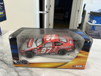 Sharpie Hot Wheels Nascar 1/24 diecast #97 autografiado Kurt Busch 2000 Foto 1 de 3