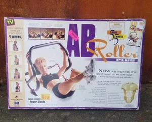 New In Box Original Purple Ab Roller Plus Crunch Rocker Abdominal Exercise W/VHS - Picture 1 of 11