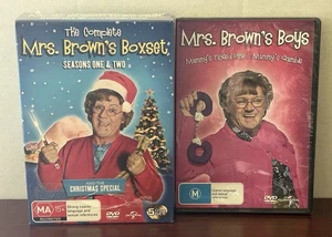 Mrs. Brown's Boys Series 1-2 Boxset & Mammy’s Tickled Pink/Mammy’s Gamble DVDs - Picture 1 of 13