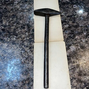 Martello a percussione vintage forgiato a mano con manico in metallo, - Foto 1 di 6