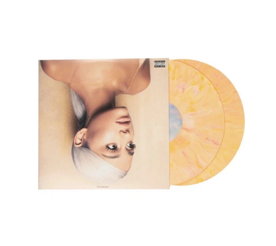 Ariana Grande Sweetener 2LP Peach Opaque Vinyl Limited Edition CONFIRMED - Image 1 of 1