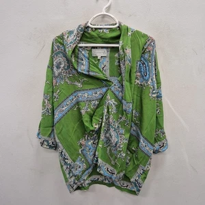 One Hundred Stars Shirt Rachel Boho Handkerchief Top Blouse Summer Size S / M - Picture 1 of 6