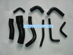 BLACK Silicone Heater Hose For Nissan Pulsar GTIR RNN14 N14 SR20DET 1990-1994 93 - Bild 1 von 6