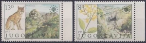 F-EX27431 YUGOSLAVIA MNH 1981 PTT NATIONAL PARK FLOWER FELINE. - Picture 1 of 1