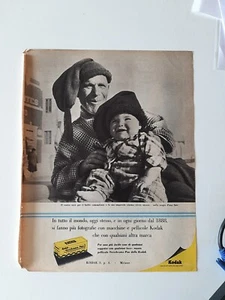 Vintage PUBBLICITÀ KODAK da giornale EPOCA 1957 Clipping ADV - Foto 1 di 2