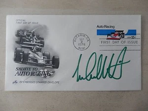 Sobre FDOI autografiado por Michael Andretti 3 1/2" X 6 1/2"  - Imagen 1 de 3