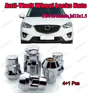 M12x1.5 Anti-theft Wheel Bolts Tire Screws For Mazda  Aluminum Alloy Nuts Studs - Picture 1 of 7