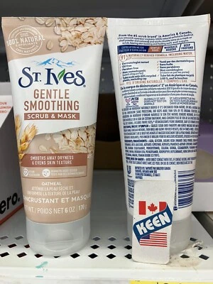 St. Ives Oatmeal Facial Face Scrub & Mask, 170g, Exp:2026DEC - Image 1 of 4