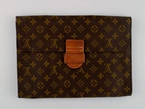 Vintage Louis Vuitton Ordner. Monogram Canvas. 70er Jahre. - Bild 1 von 6