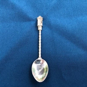 VTG Silver Plate London Miniature Collectable Spoon by Squire Gt. Britain  - Picture 1 of 6