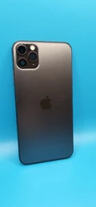 Genuine For Iphone 11 Pro Max Rear Housing Replacement Black Grade A - Zdjęcie 1 z 8