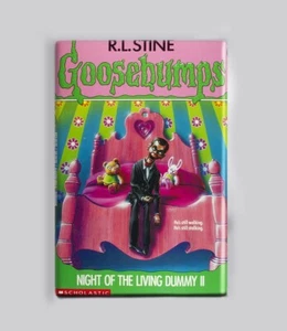 GOOSEBUMPS / NIGHT OF THE LIVING DUMMY 2 - 2"x3" MAGNET (vintage book horror II - Picture 1 of 4