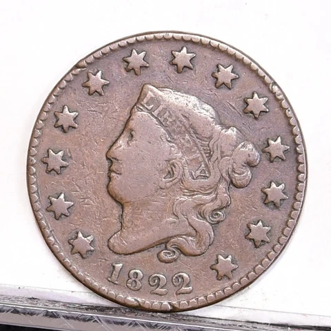 1822 Large Cent - VF (47676-L) Cover
