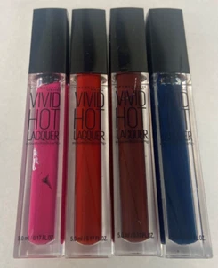 Brillo de labios Maybelline Color Sensational Vivid Hot Lacquer *Paquete de cuatro* - Imagen 1 de 2