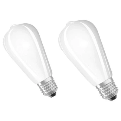 OSRAM E27 LED Edison Lampe Birne 4W=40W Glühbirne warmweiß Leuchtmittel [2er] - Bild 1 von 4