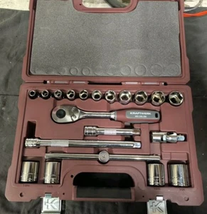 Kraftwerk 204.203.201 Pro Line Steckschlüssel-Satz INCH 1/2 Zoll 20-tlg TOP - Bild 1 von 5