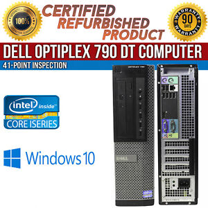 Dell OptiPlex 790 DT Intel i5 8 GB RAM 500 GB HDD Win 10 USB VGA B Grade Desktop