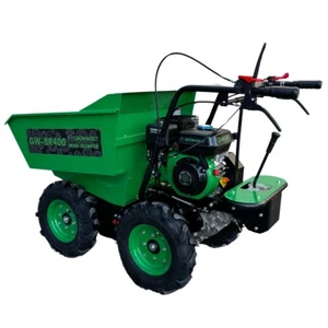 Mini tombereau de roue mini transporteur transmission intégrale mini tombereau 4x4 400 kg 7 ch - Photo 1/15