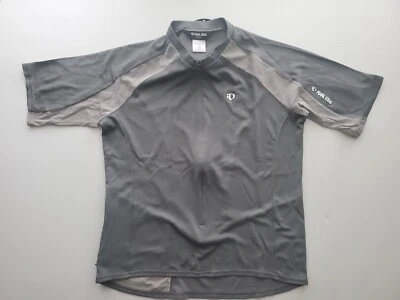 Camiseta deportiva de ciclismo gris Pearl Izumi para hombre manga corta 3/4 cremallera y bolsillo secreto talla M  Foto 1 de 4