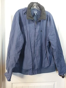 IZOD Men's Golf Wind/Rain Zipper Jacket Coat With Hood Size XXL - Picture 1 of 8