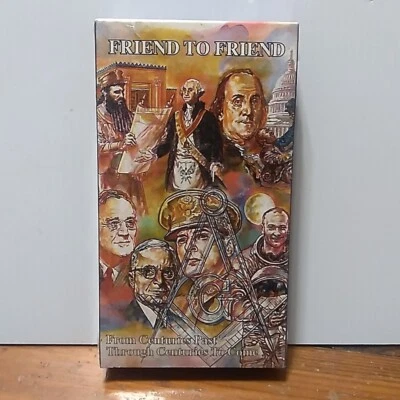 Vintage 1996 Free Masons Of Pennsylvania  Vhs Cassette Tape Friend To Friend  - Image 1 of 4