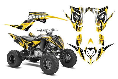 2013- 2023 Raptor 700 R graphics wrap kit Thick 24 mil full coverage design 1900 - Image 1 of 4