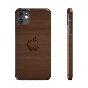 Funda delgada iPhone 16/15/14/13/12/11, textura de madera sintética - Imagen 1 de 73