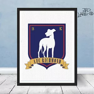 Toppa logo AFC Richmond Ted Lazo Roy Kent Jamie Tartt stampa senza cornice arte regalo - Foto 1 di 3