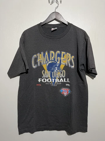 Trench Ultra San Diego Chargers Vintage T Shirt Size XL 1994 1119 Cover