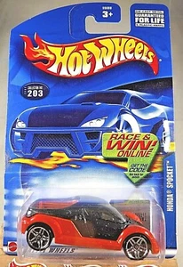 2002 Hot Wheels Mainline/Collector #203 HONDA SPOCKET Black-Orange w/ChromePr5Sp - Picture 1 of 5