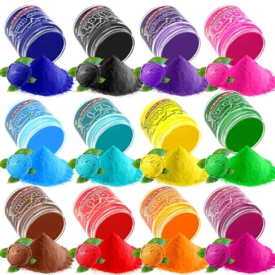 Food Coloring Powder - 12 Vibrant Colors Powered Food Coloring, Food Grade High - Image 1 of 4